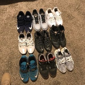 All types of shoes